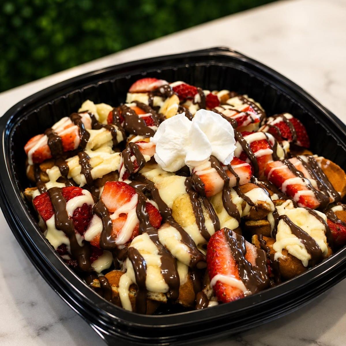 Fruit Bubble Waffle Bites